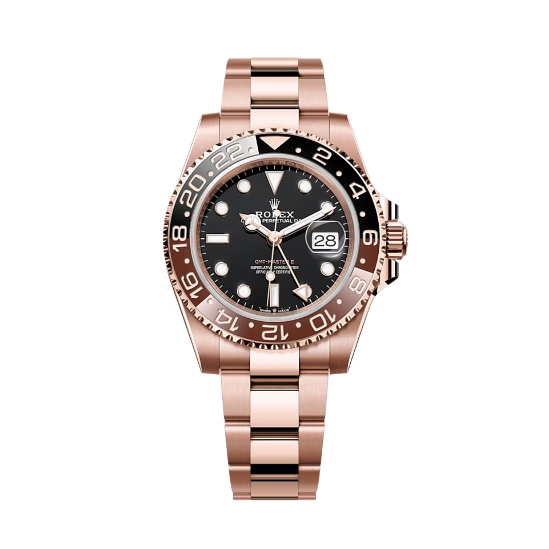 Rolex GMT-Master II 126715CHNR Rose Gold Black