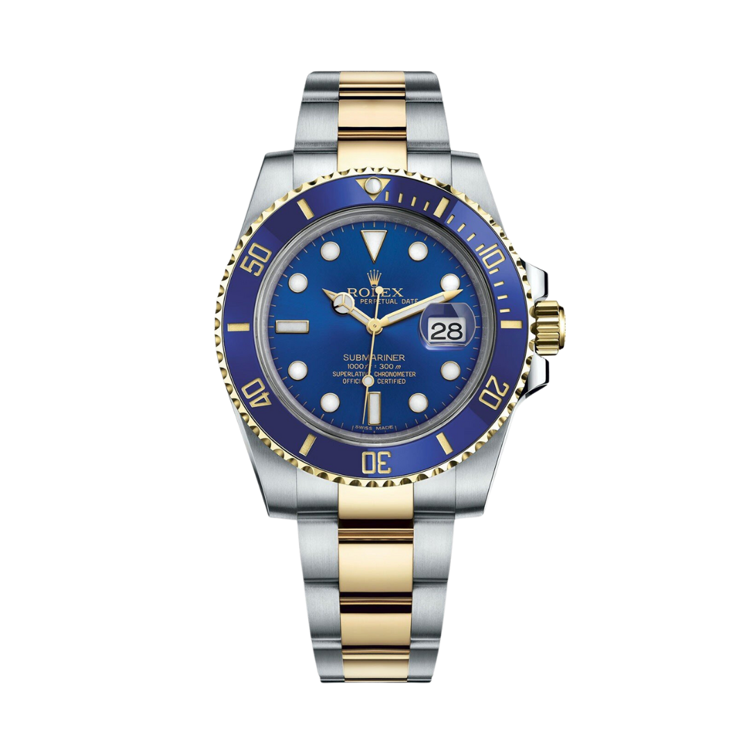 Rolex Submariner Blue Dial Stainless Steel and Yellow Gold 116613LB