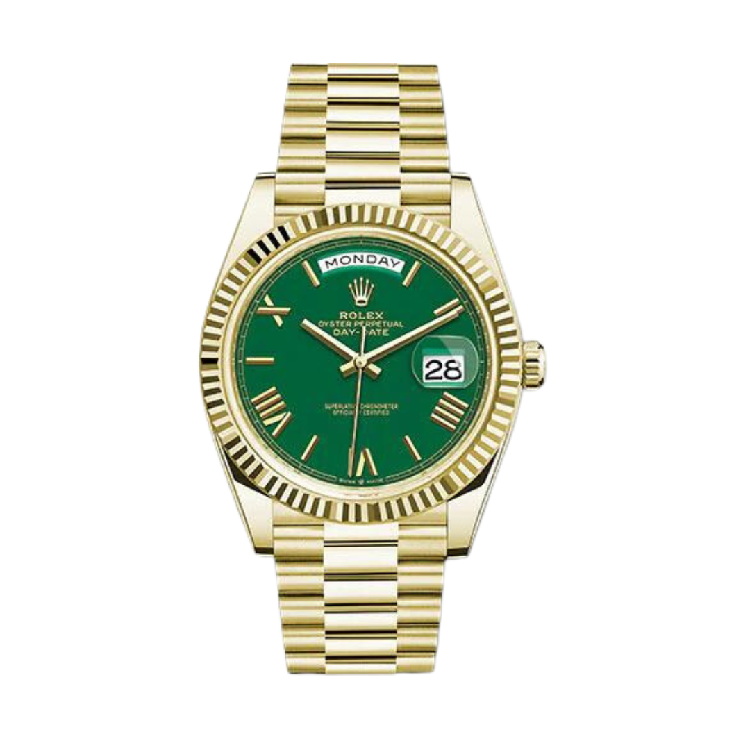 Rolex Day-Date 40 #228238 Green Dial