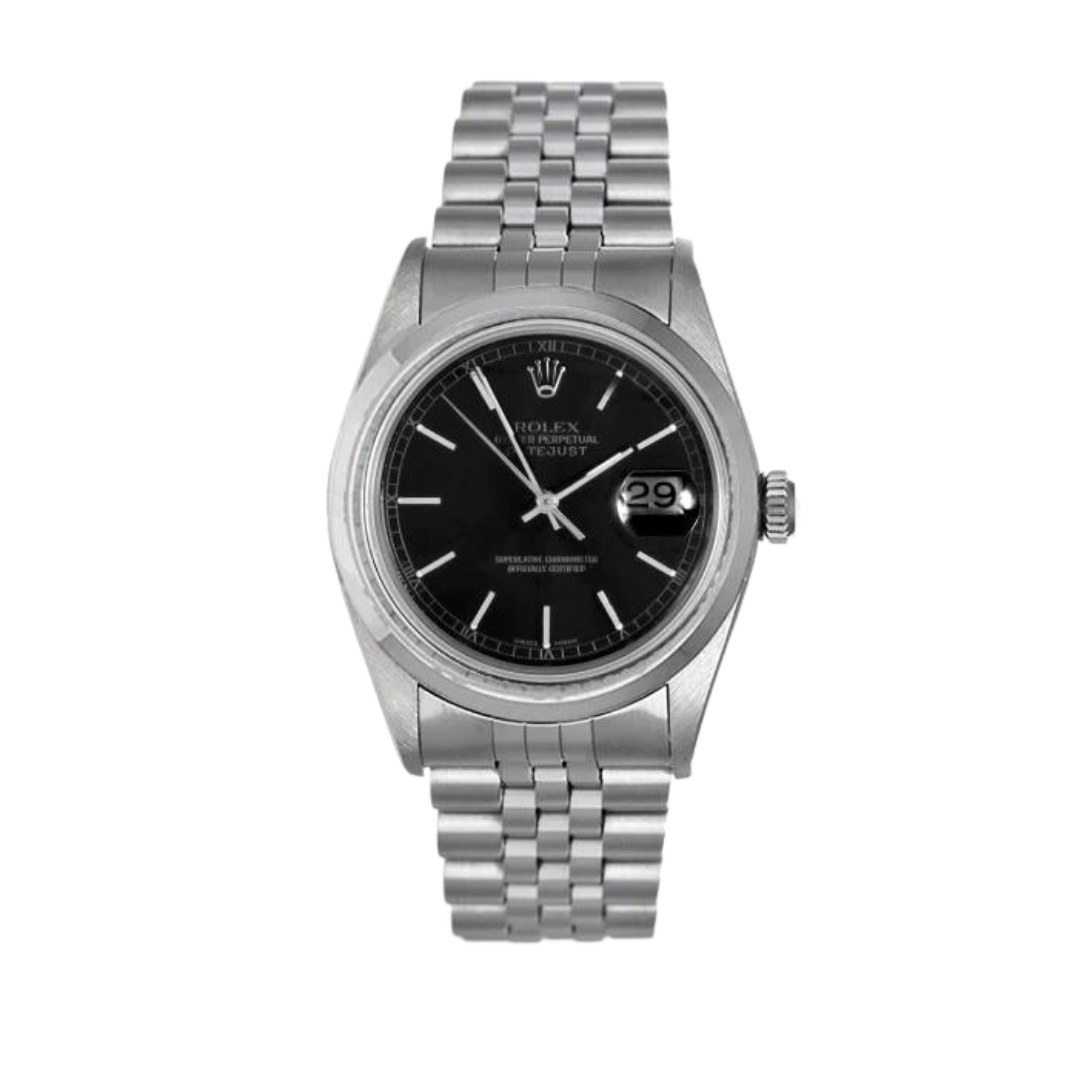 Rolex Stainless Steel #16200 Black Dial